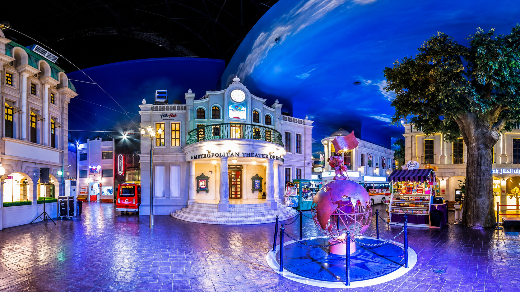 KidZania Dubai Mall featuring immersive children's edutainment environments, custom theming, interactive learning spaces, and interior fit-out works by ARCO Group
