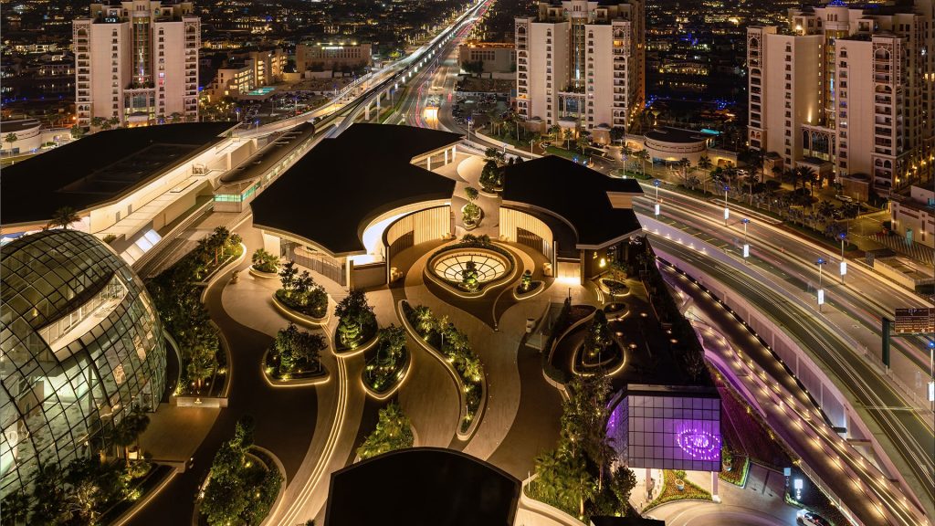 St. Regis Gardens rooftop fit-out at Nakheel Mall, Palm Jumeirah by ARCO Group